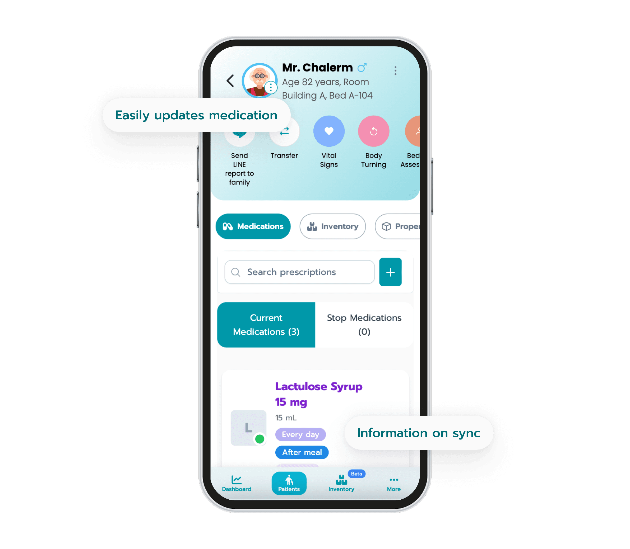 CloudNurse medication updates